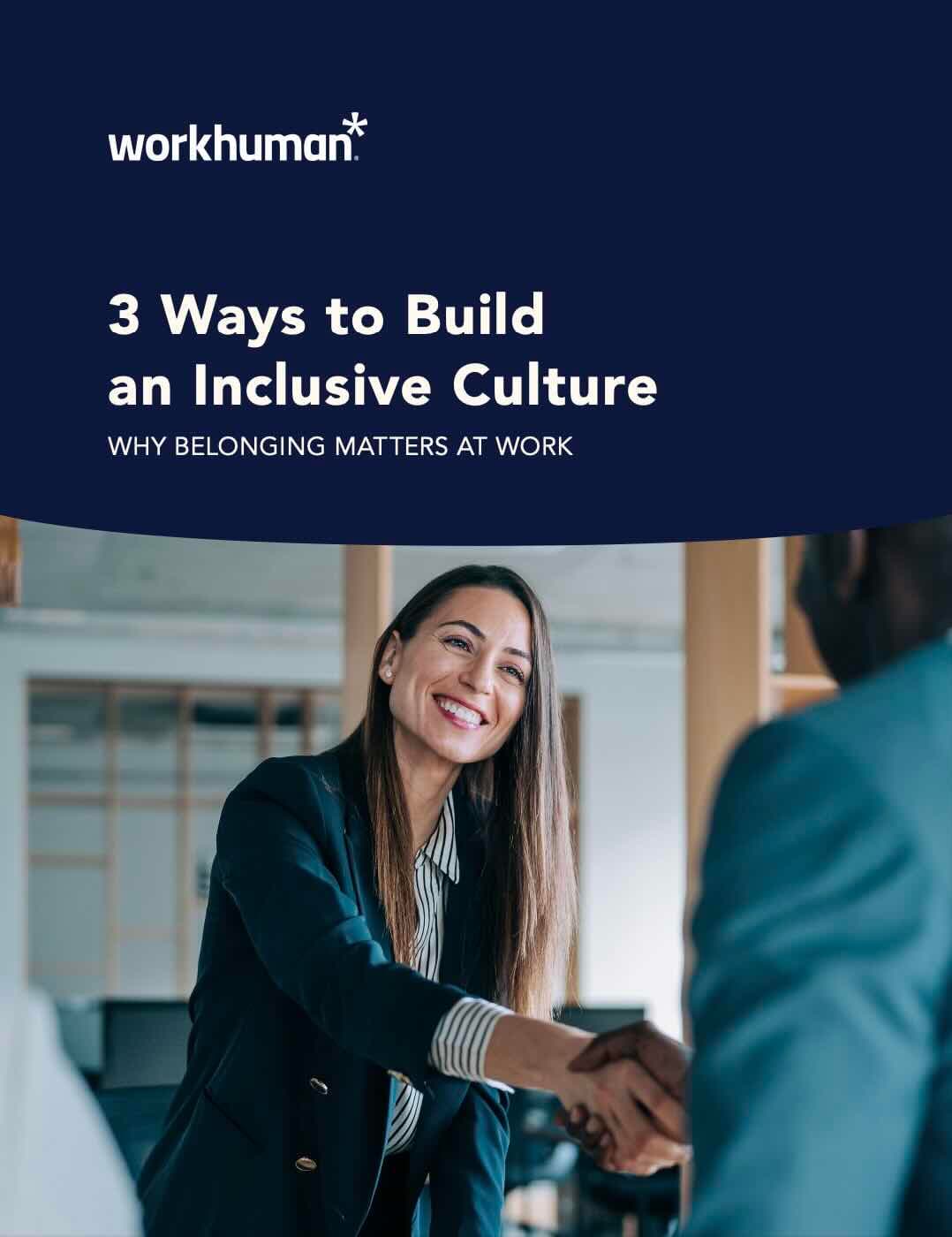 Cover image for, "3 Ways to Build an Inclusive Culture" report